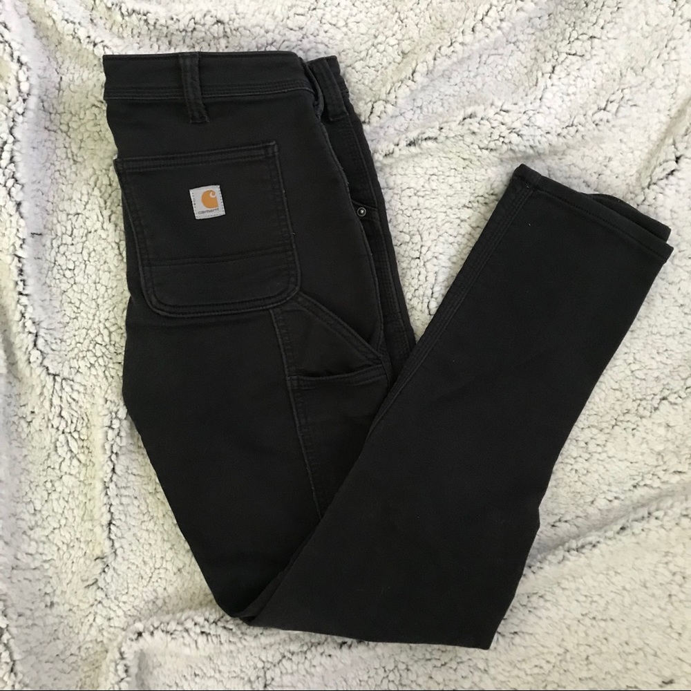 Carhartt womans size 4 black straight leg pants